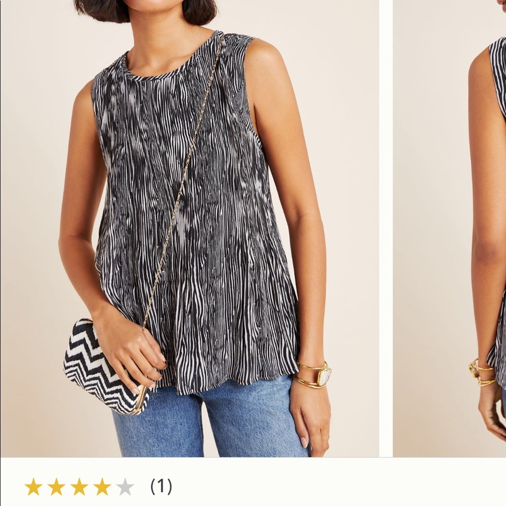 Paige pleated blouse